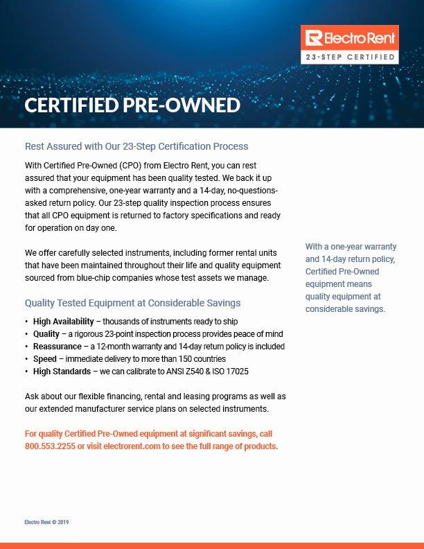 CPO 23 Steps certification, imagen