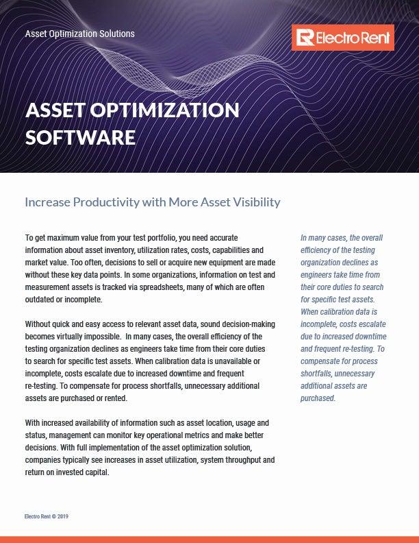 Asset Optimization Software, image